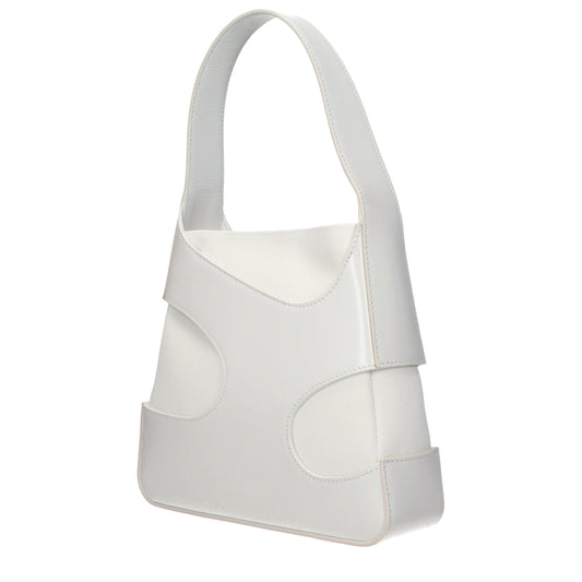 White Fabric Handbag