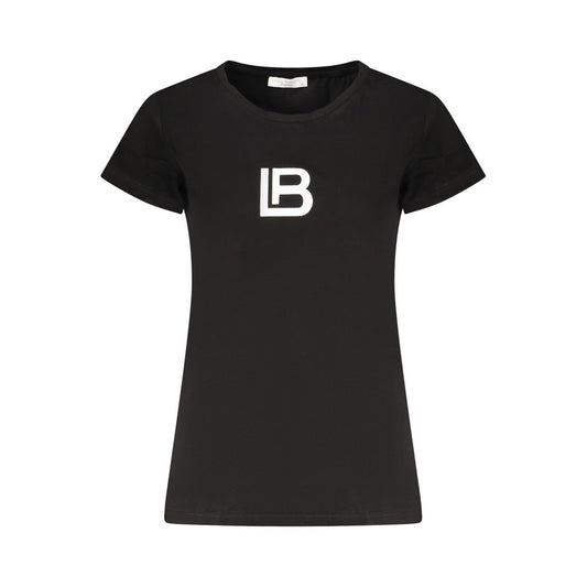 Black Cotton Women Intimate T-Shirt