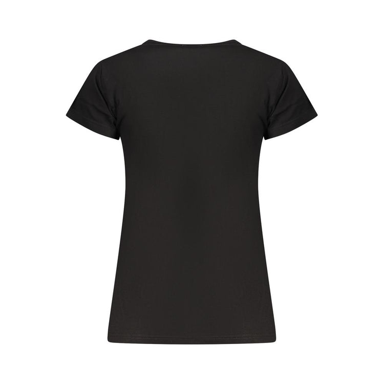 Black Cotton Women Intimate T-Shirt