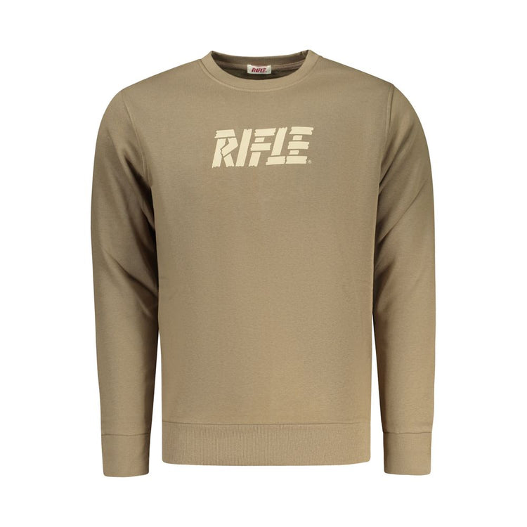Marrone Cotton Men Sweatshirt