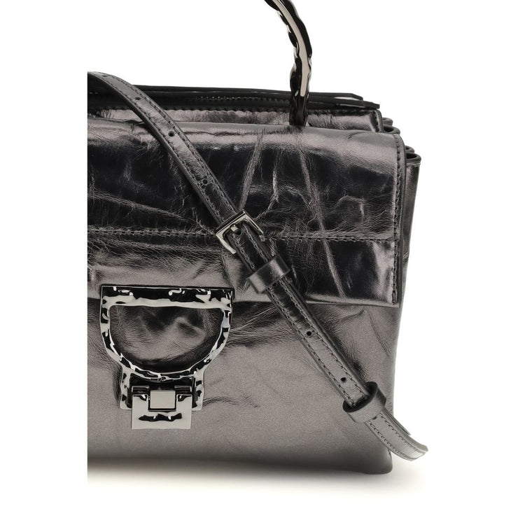 Black Calf Leather Bos Taurus Handbag