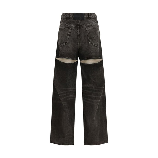 Black Cotton Jeans Denim