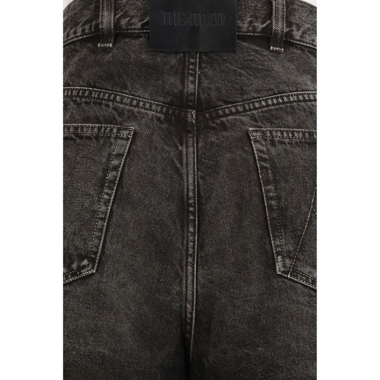 Black Cotton Jeans Denim