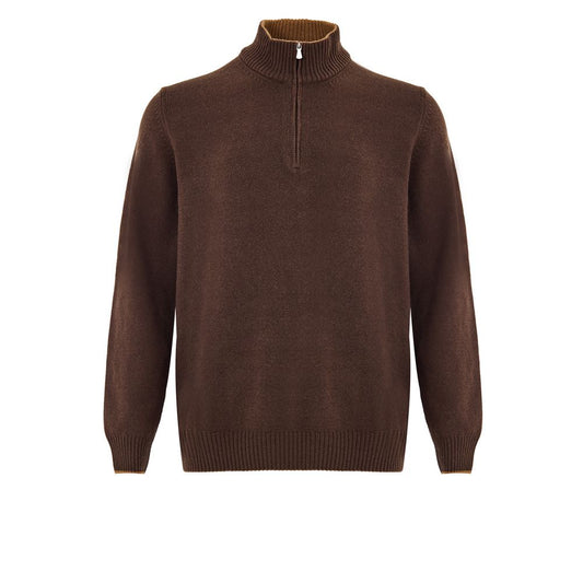 Brown Wool Turtleneck
