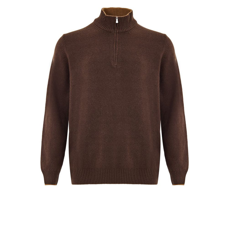 Brown Wool Turtleneck