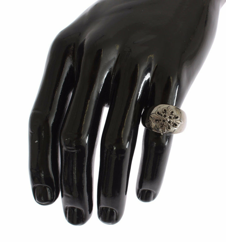 Silver 925 Sterling Authentic  Crest Ring