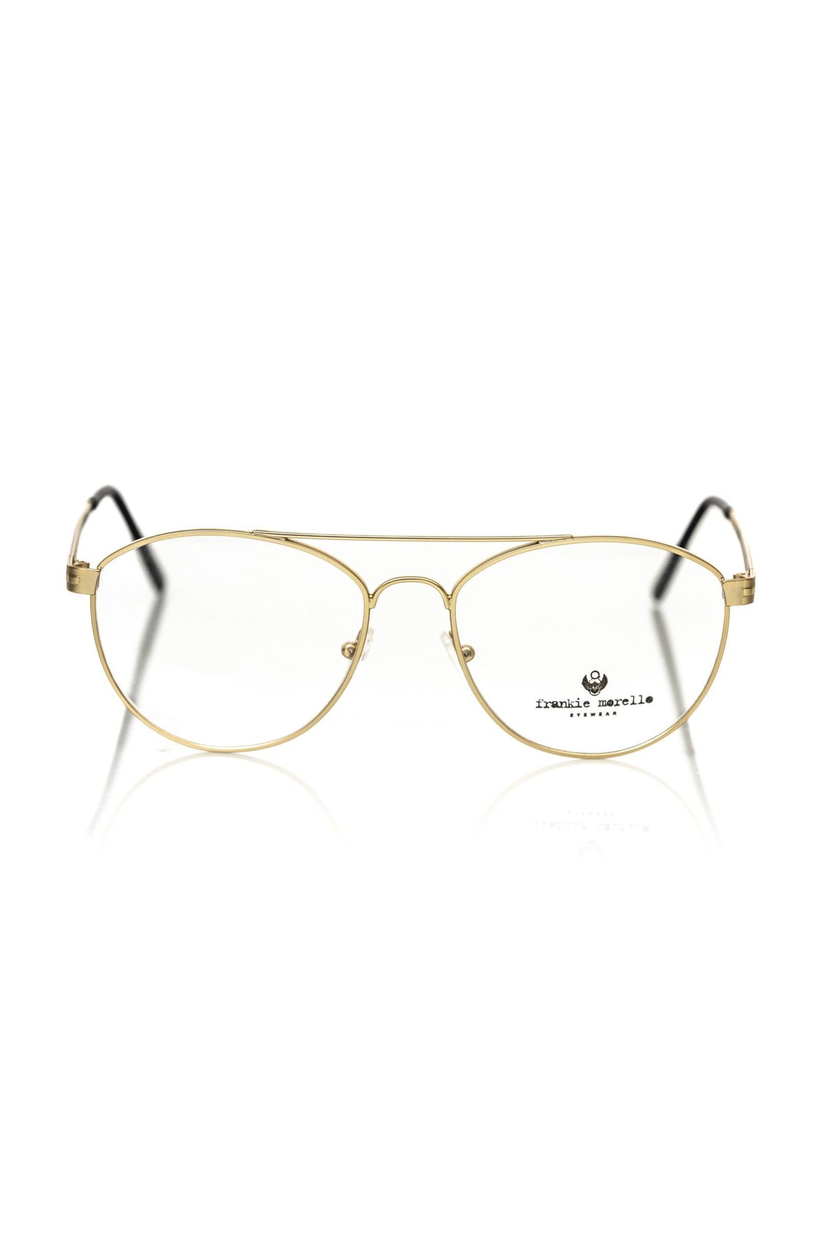 Gold Metallic Men's Frame Aviator Eyeglasses