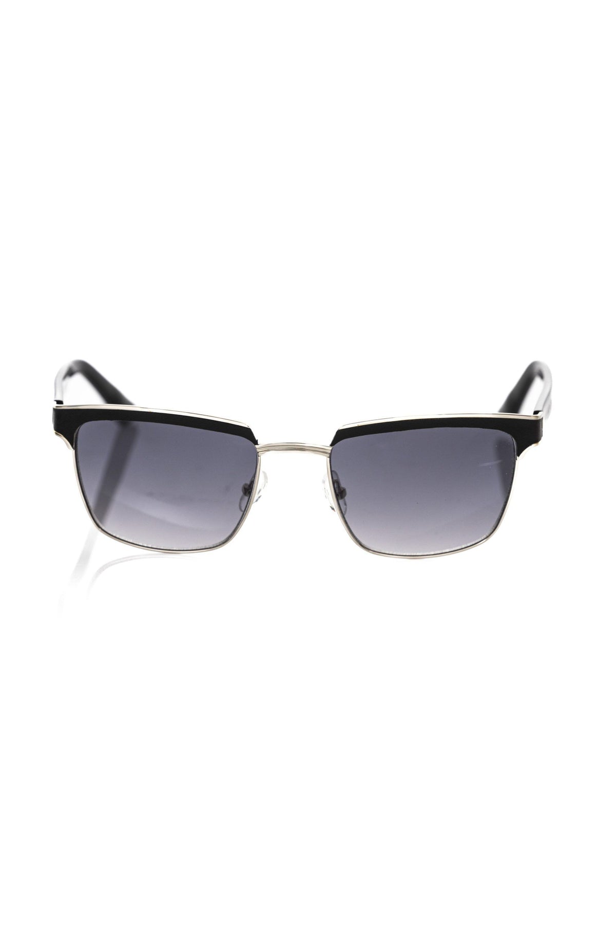 Black Metallic Fibre Men Sunglasses