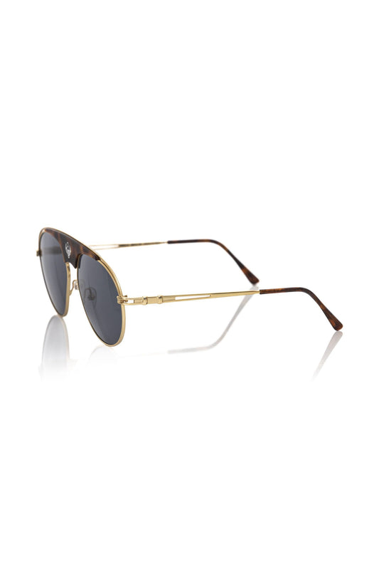 Brown Metallic Fibre Men Sunglass
