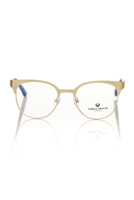 Gold Metallic Women's Eyeglass Frame