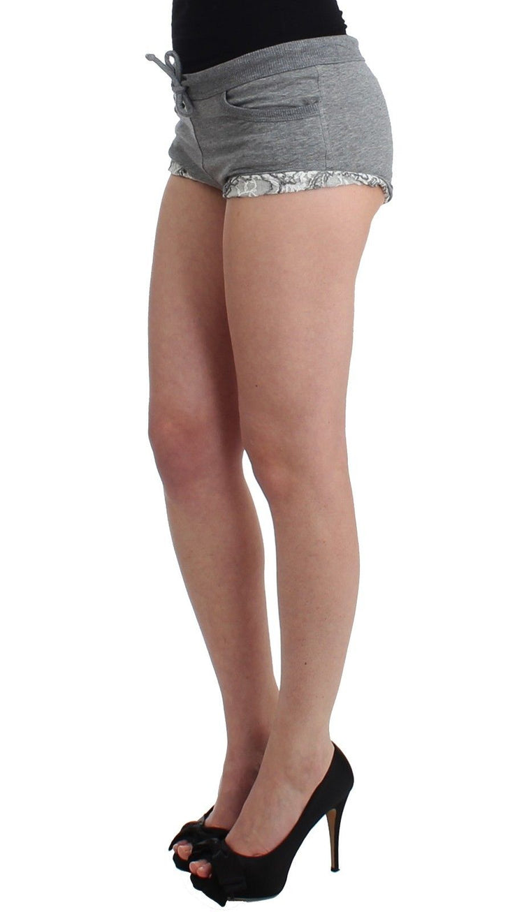 Lingerie Gray Mini Shorts Sleepwear Hotpants