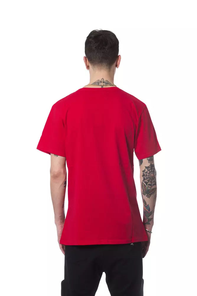 Red Cotton Men's T-Shirt