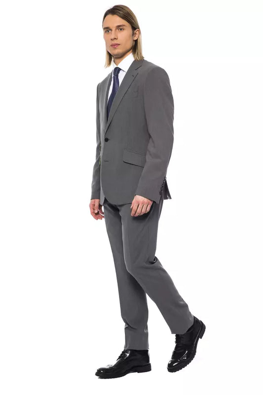 Gray Wool Men's Blazer