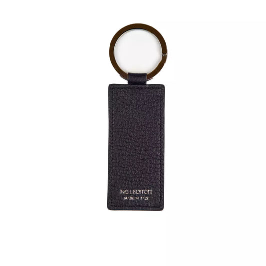 Blue Leather Men's Keychain