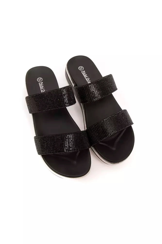 Black Upper Material Sandal