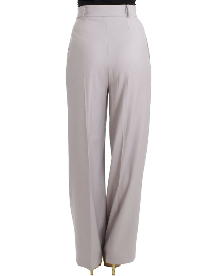 Gray high waist pants