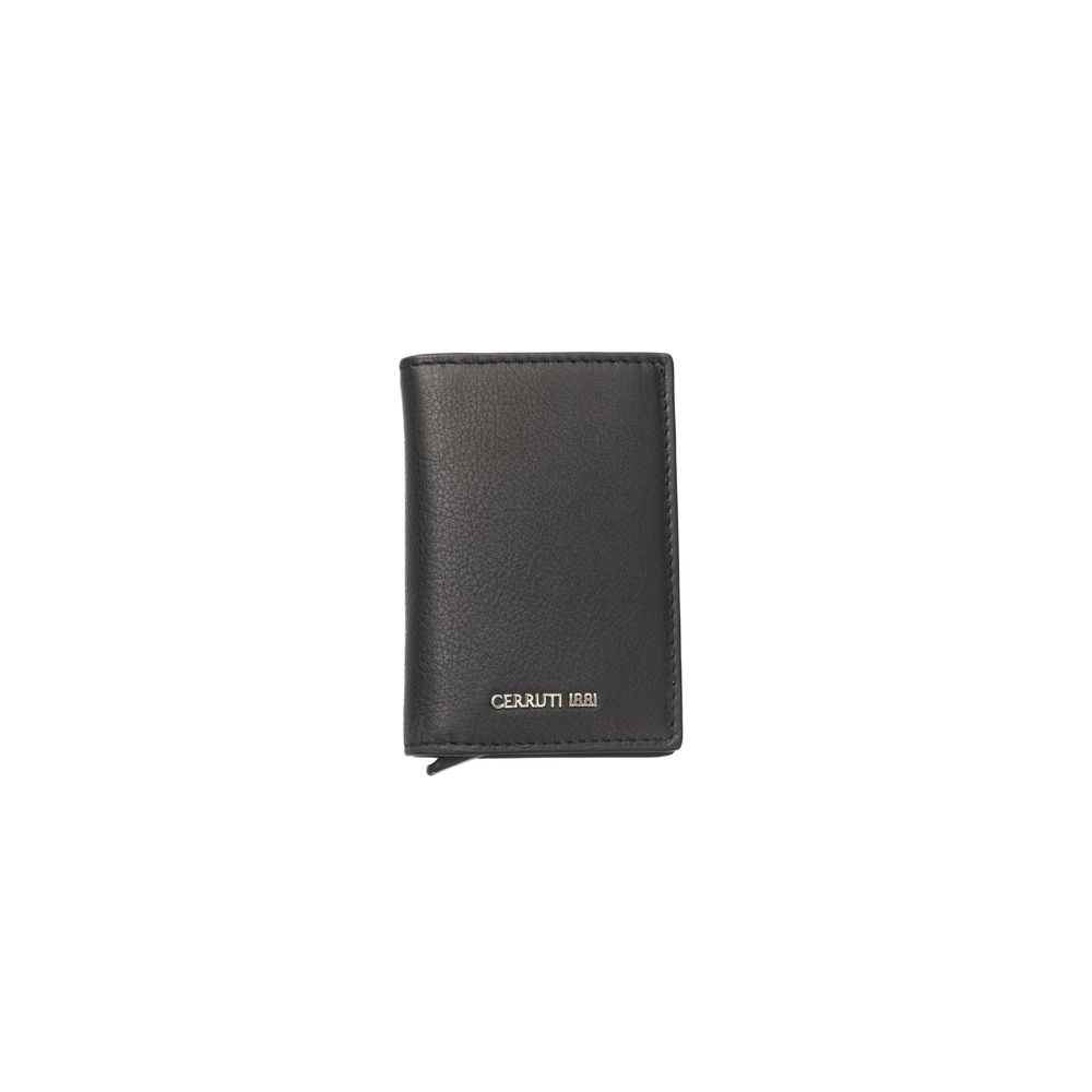 Black Calfskin Men's Wallet