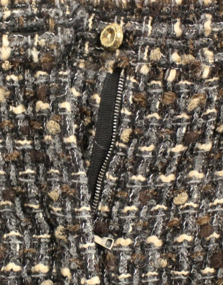 Multicolor wool shorts pants