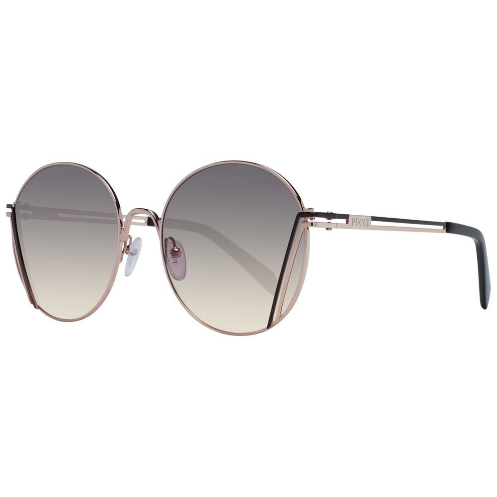 Rose Gold Metal Sunglasses