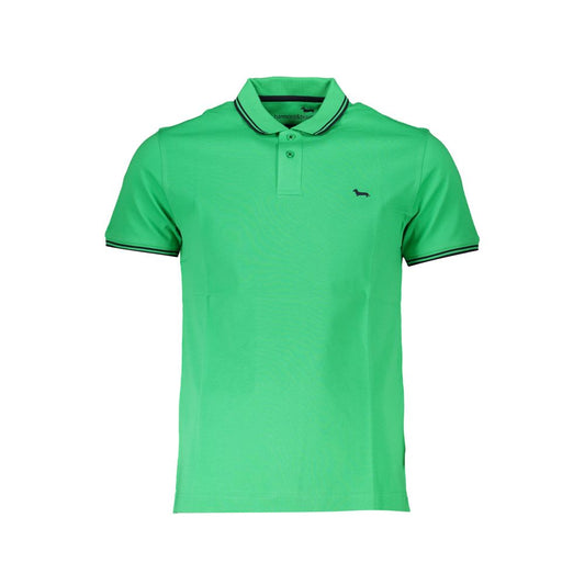 Green Cotton Polo Shirt