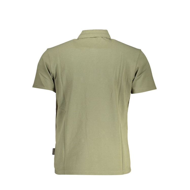Green Cotton Polo Shirt