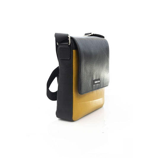 Yellow Leather Women Crossbody