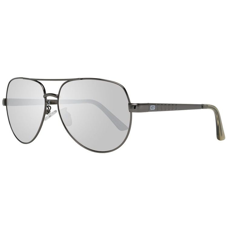 Gray Metal Sunglasses