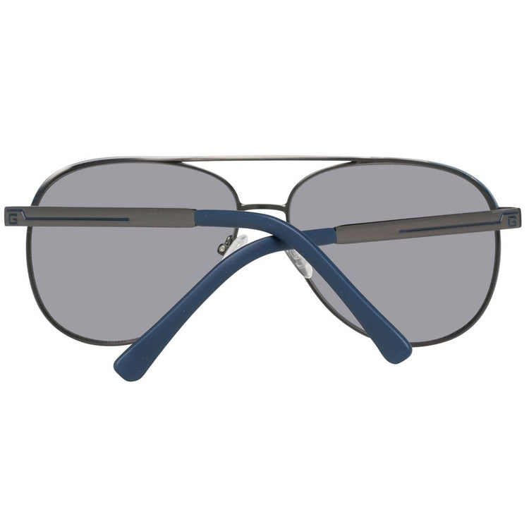 Gray Metal Sunglasses