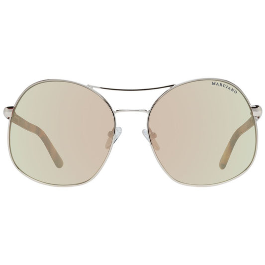 Rose Gold Metal Sunglasses