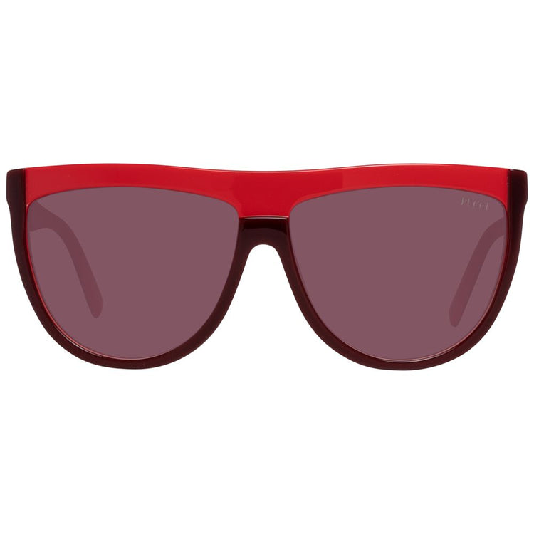 Burgundy Plastic Sunglasses