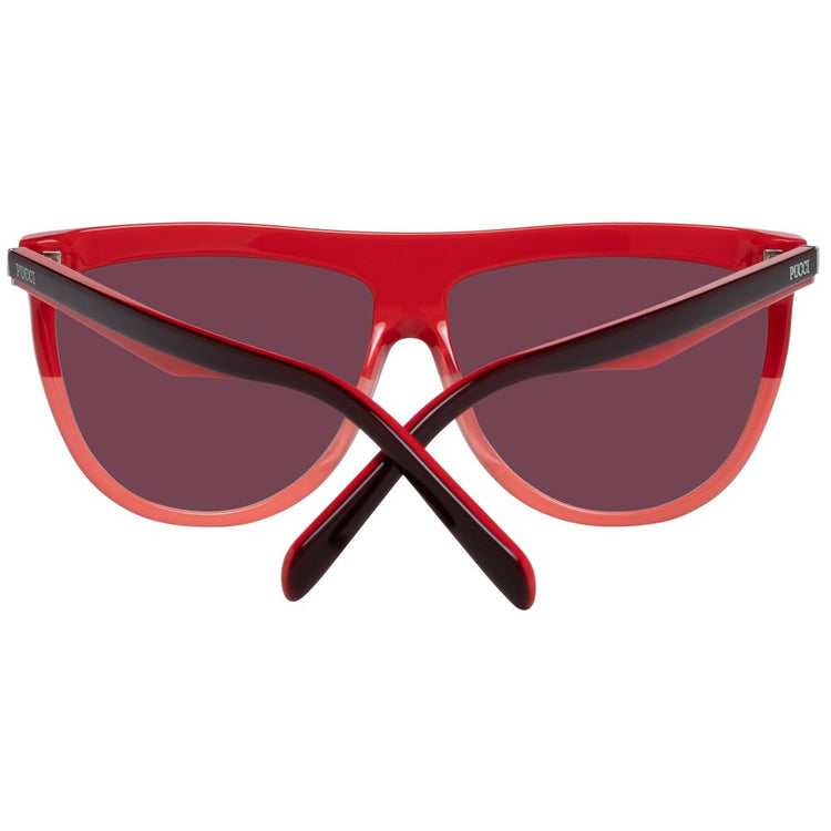 Burgundy Plastic Sunglasses