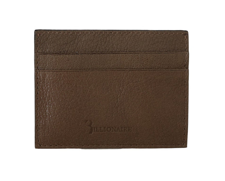 Brown Leather Cardholder Wallet