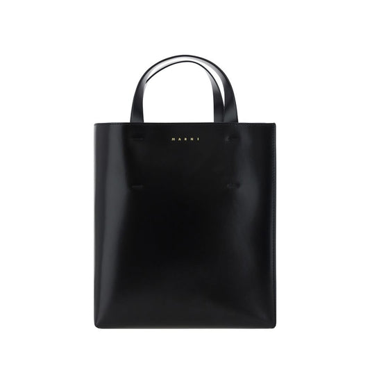 Black Calf Leather Bos Taurus Handbag