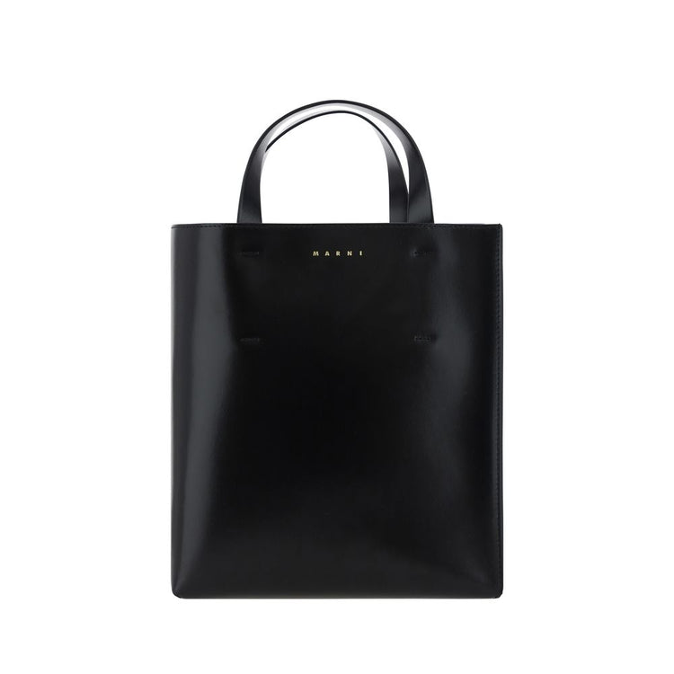 Black Calf Leather Bos Taurus Handbag