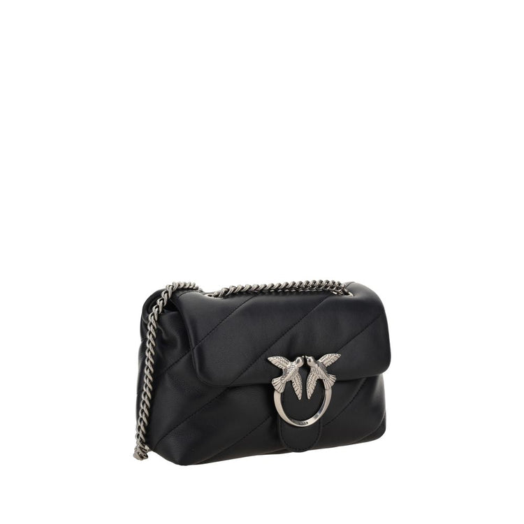 Black Calf Leather Bos Taurus Shoulder Bag