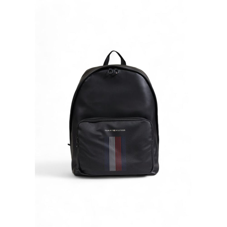 Black Polyester Backpack