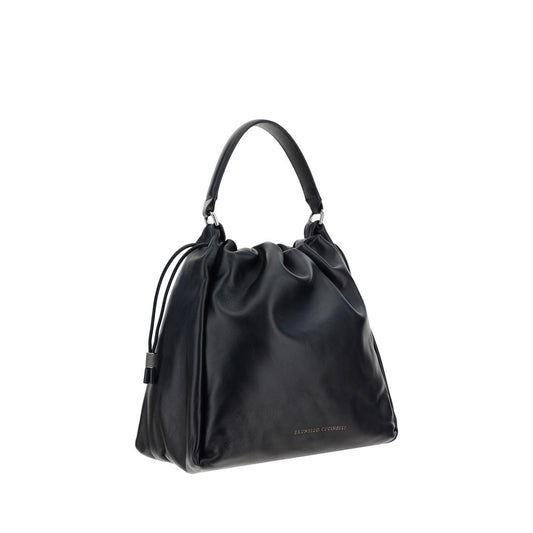Black Calf Leather Bos Taurus Shoulder Bag