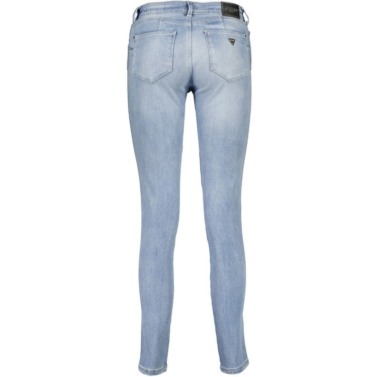 Azzurro Cotton Women Jeans