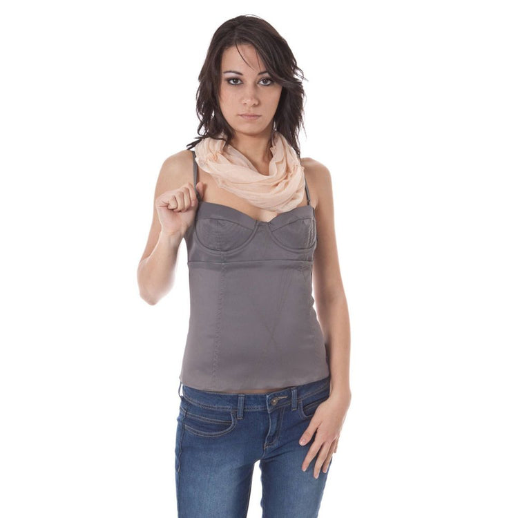 Grigio Acetato Women Intimate Top
