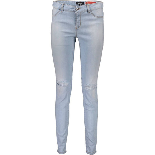 Azzurro Cotton Women's Jeans