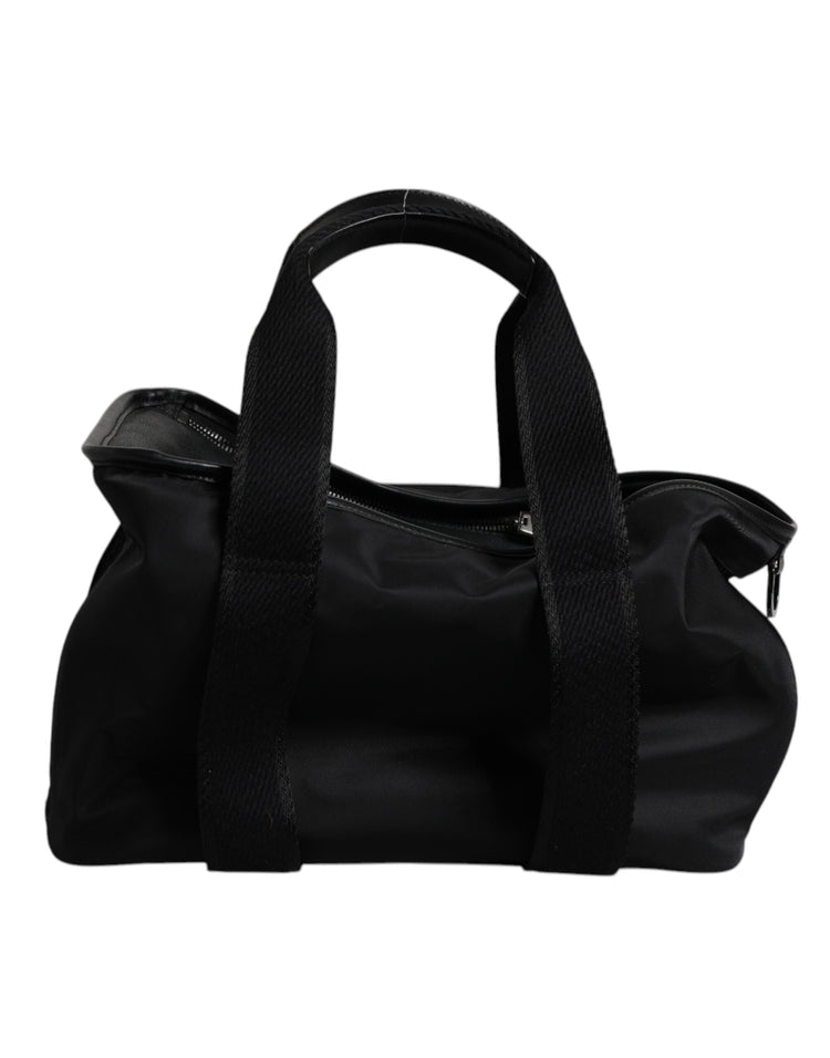 Black Shoulder Strap Pet Carry Logo Plaque Bag