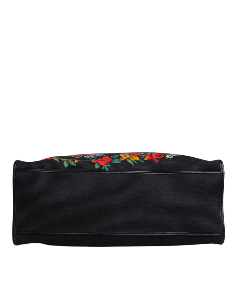 Multicolor Graphic Printed Top Handle Shopping Tote Bag