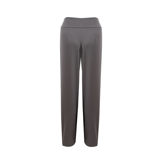 Gray Wool Casual Pants