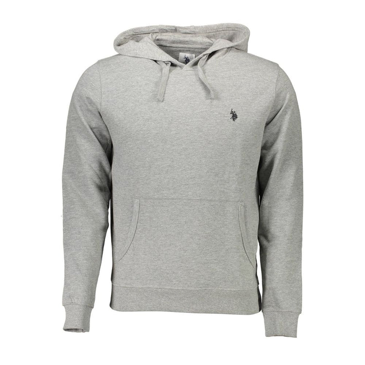 Grigio Cotton Men Sweatshirt