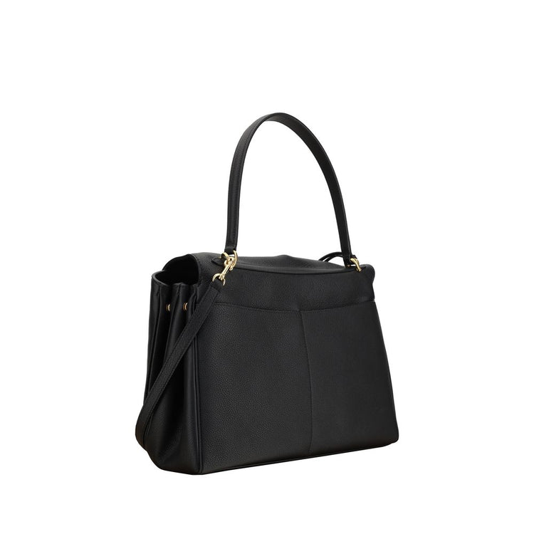 Black Calf Leather Bos Taurus Shoulder Bag
