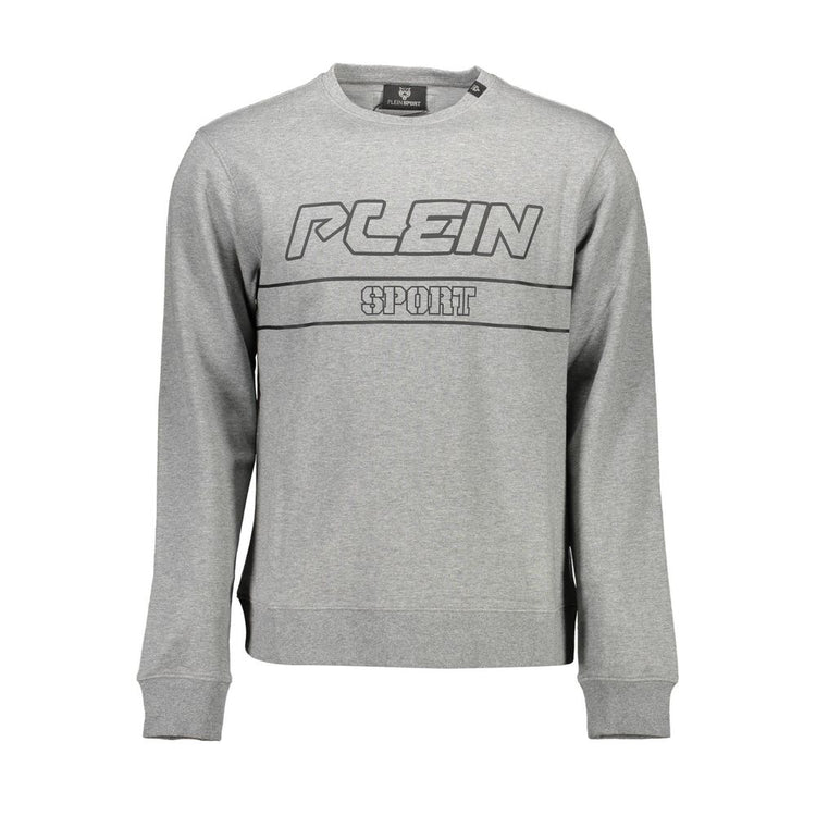 Grigio Cotton Men Sweatshirt