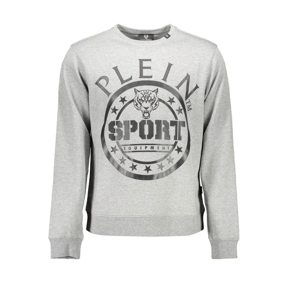 Grigio Cotton Men Sweatshirt