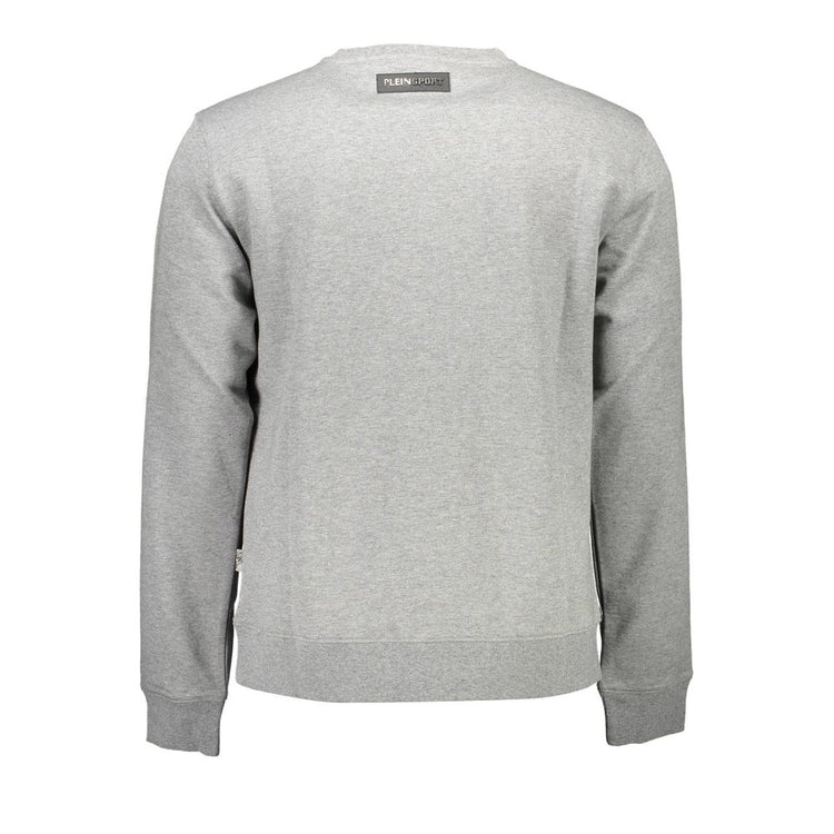 Grigio Cotton Men Sweatshirt