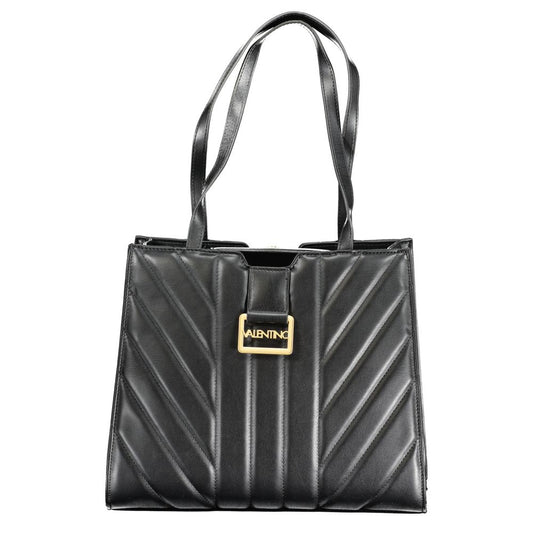 Nero Polyurethane Women Handbag