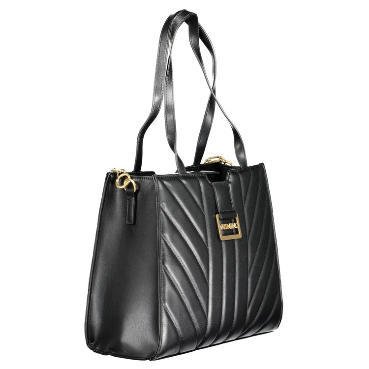 Nero Polyurethane Women Handbag